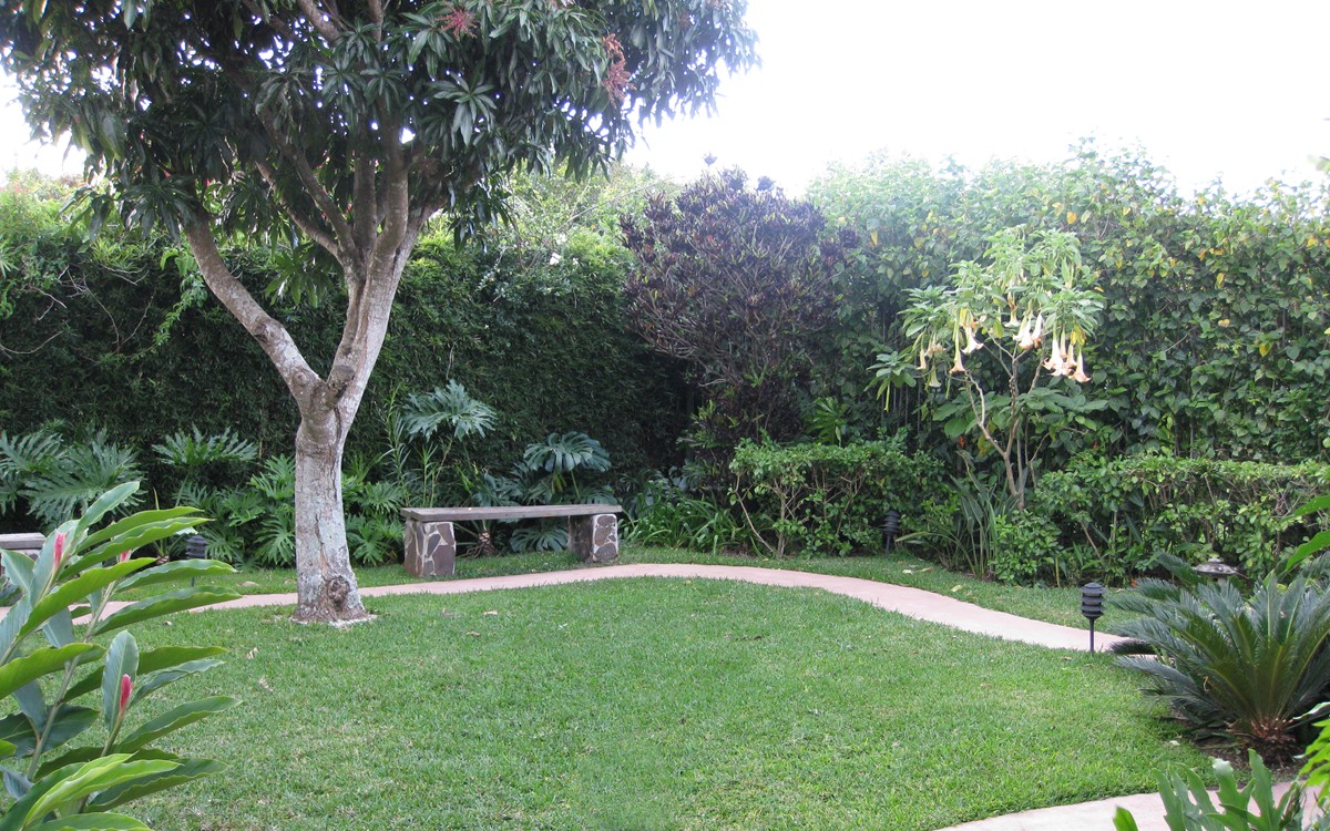 Garden Walkway at the Casa Zen